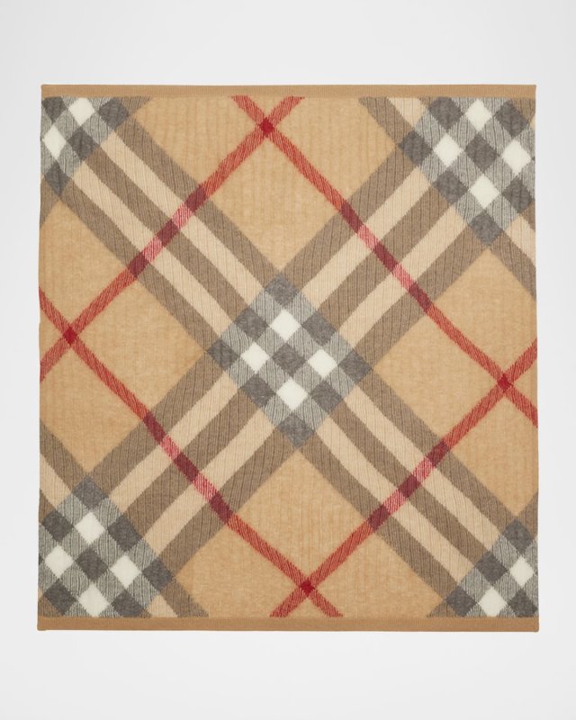 Check-Print Baby Blanket